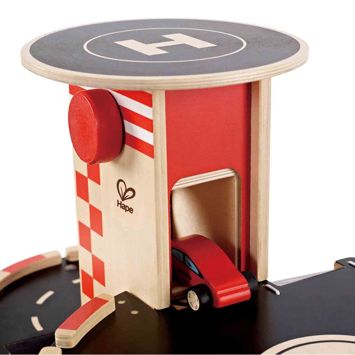 Hape Wooden Park N Go Garage E3002