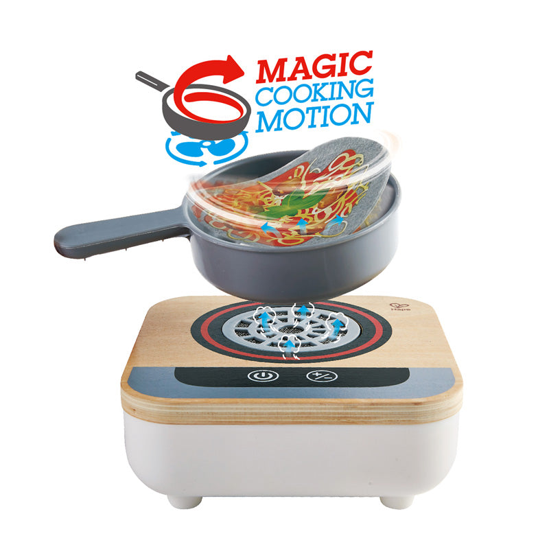 Hape Fun Fan Fryer Wooden Mini Kitchen Playset 8pcs - Colorland Toys