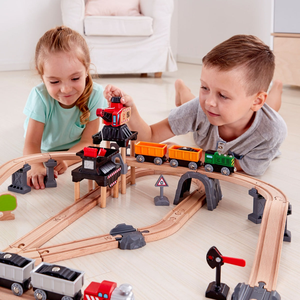 Hape Mining Loader Set E3756 - Colorland Toys