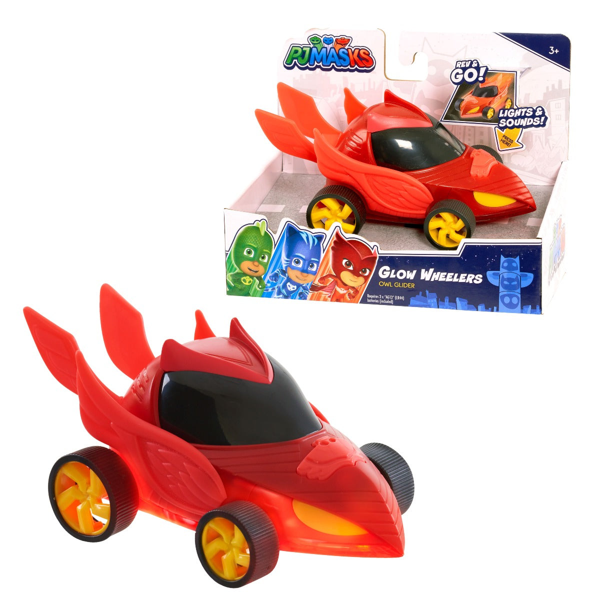 PJ Masks Glow Wheelers Owl Glider 95672