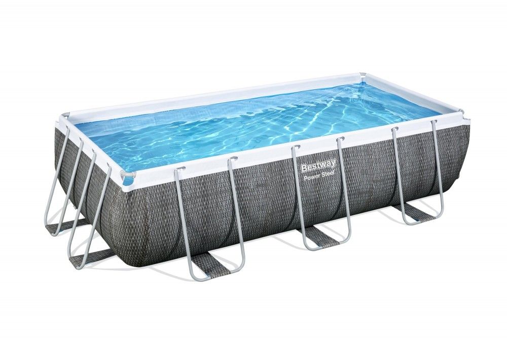 Bestway Power Steel Rectangular Pool Set 4.04m x 2.01 56721 | Colorland ...