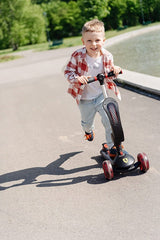 Ferrari Scooter with Adjustable Height Black FXK108 - ZD - Colorland Toys