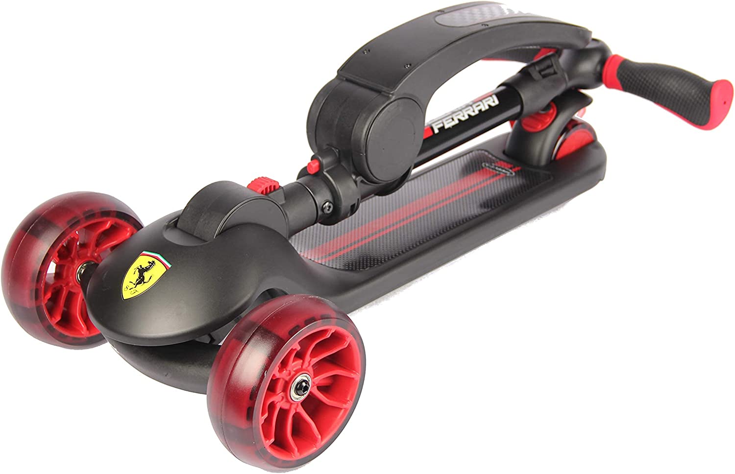 Ferrari Scooter with Adjustable Height Black FXK108 - ZD - Colorland Toys