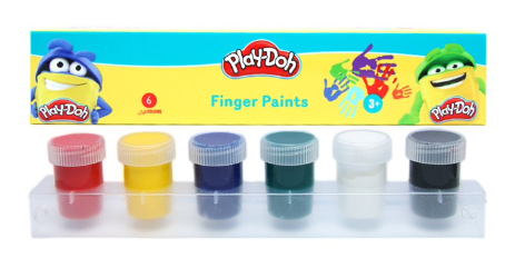 Play-Doh Finger Paint Connected Pot 30ml 6pcs
