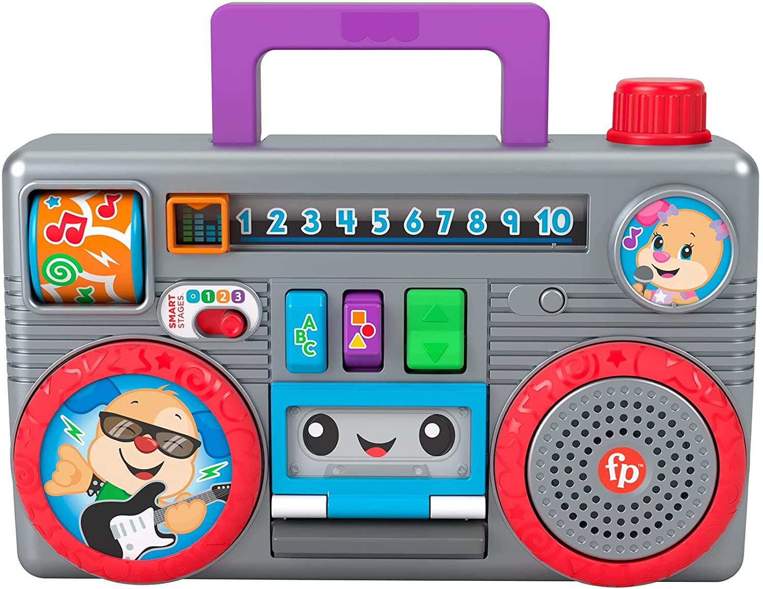 Fisher - Price Laugh Learn Busy Boombox GYC18 - Colorland Toys