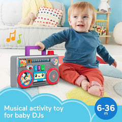 Fisher - Price Laugh Learn Busy Boombox GYC18 - Colorland Toys