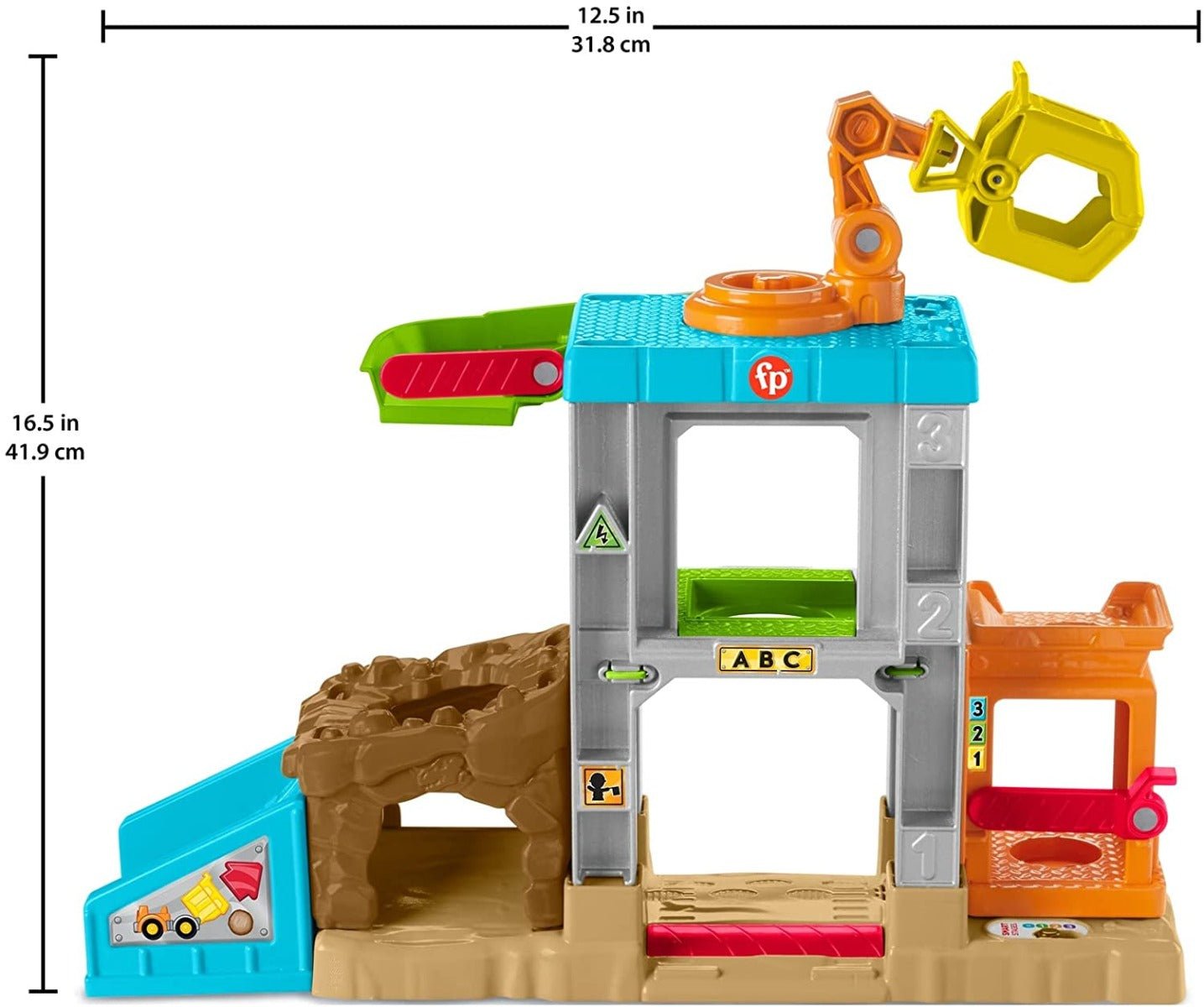 Fisher - Price Little People Lift 'n Learn Construction HCJ64 - Colorland Toys