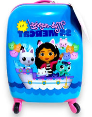 Gabby Doll House Kids Luggage with Reusable Stickers 18inch TBT23GDMMKL410 - Colorland Toys