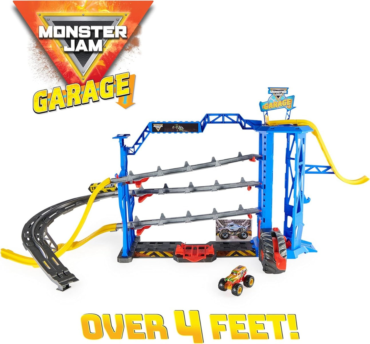 Monster Jam Monster Garage Storage and Playset 1:64 6060879