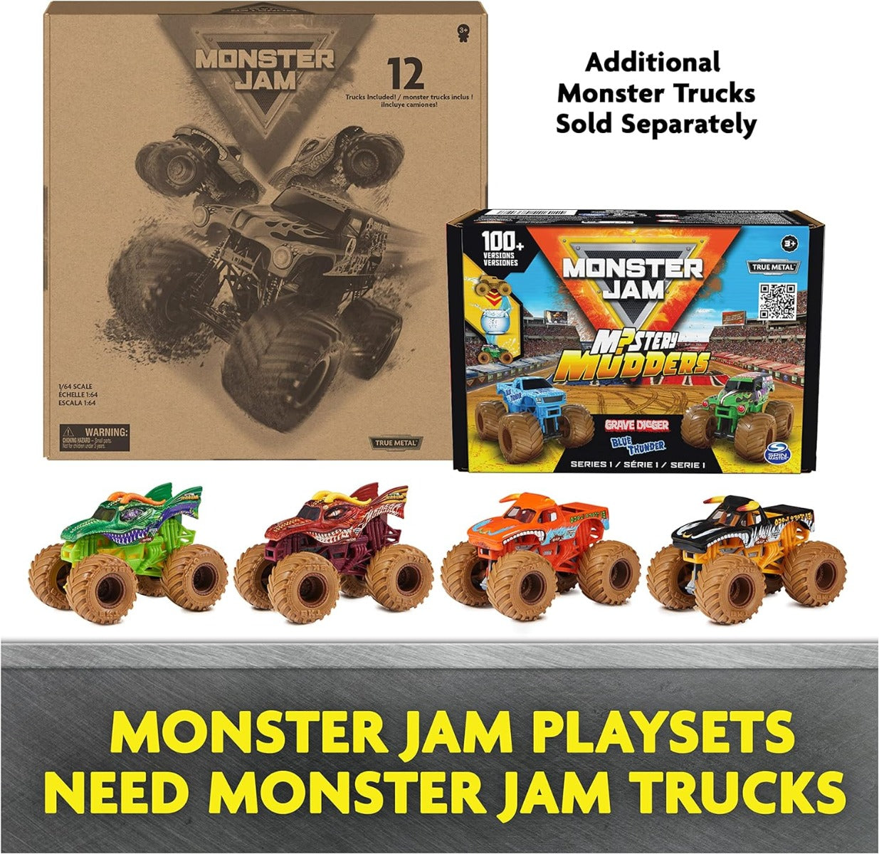 Monster Jam Monster Garage Storage and Playset 1:64 6060879