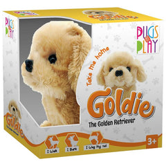 Pugs Play Goldie The Golden Retriever ST-PAP05