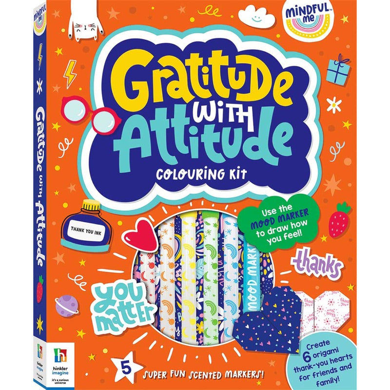 Hinkler Mindful Me Gratitude with Attitude Colouring Kit 805995