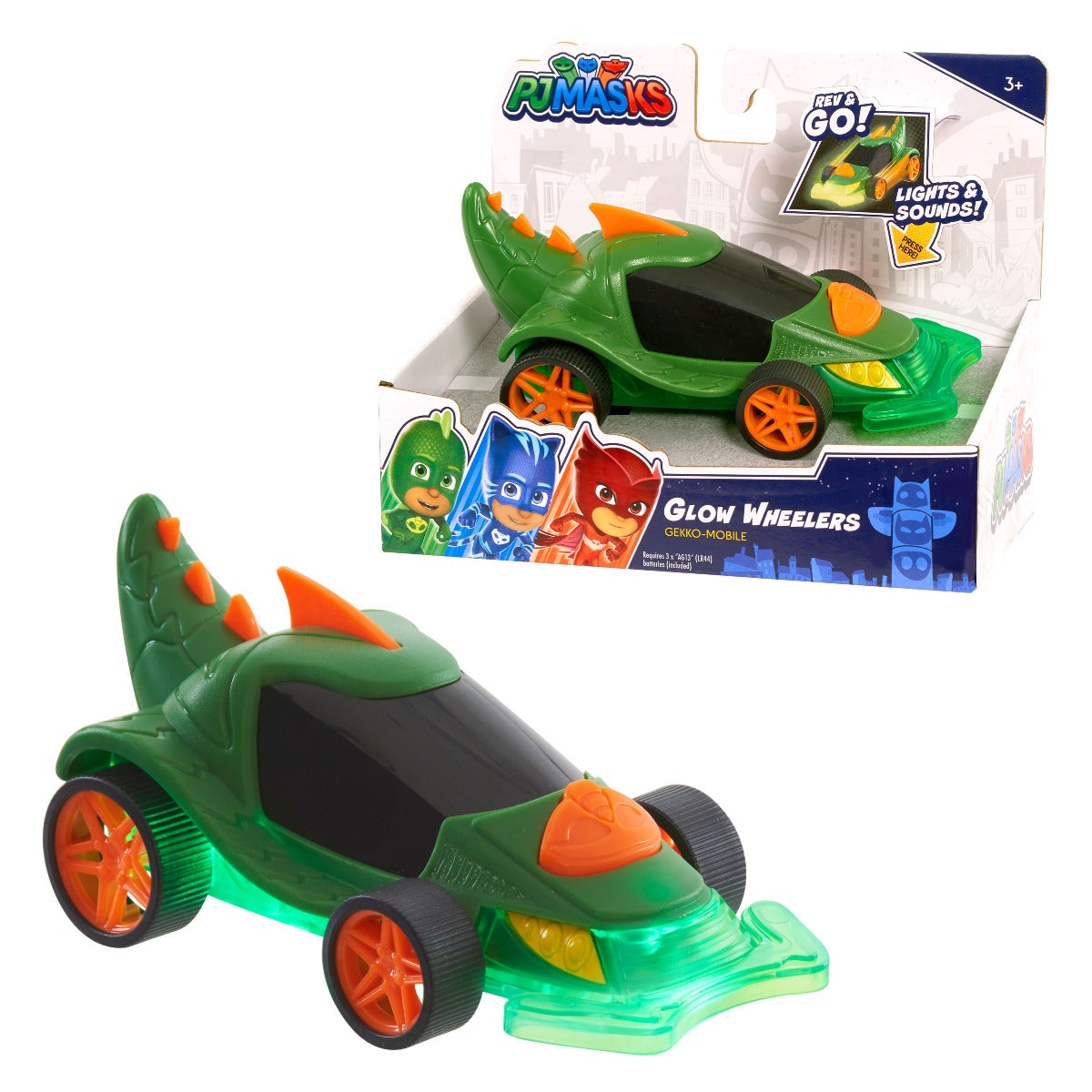 PJ Masks Glow Wheelers Gekko Mobile 95673