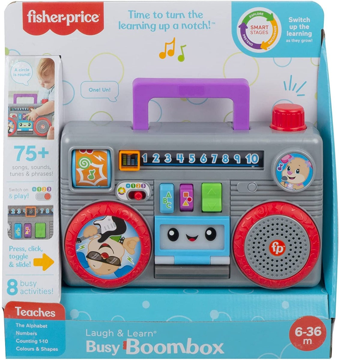 Fisher-Price Laugh Learn Busy Boombox GYC18