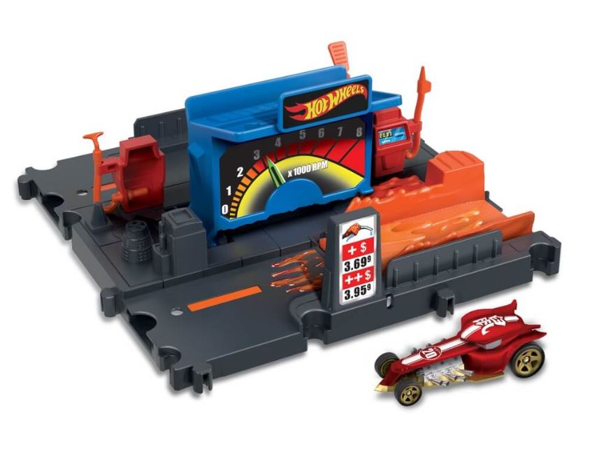 Hot Wheels City Speedy Pizza Pick - Up Track Set HKX44/HMD53 - Colorland Toys