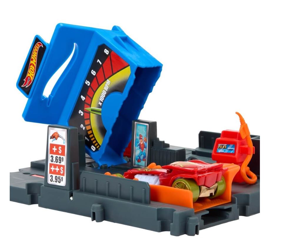 Hot Wheels City Speedy Pizza Pick - Up Track Set HKX44/HMD53 - Colorland Toys