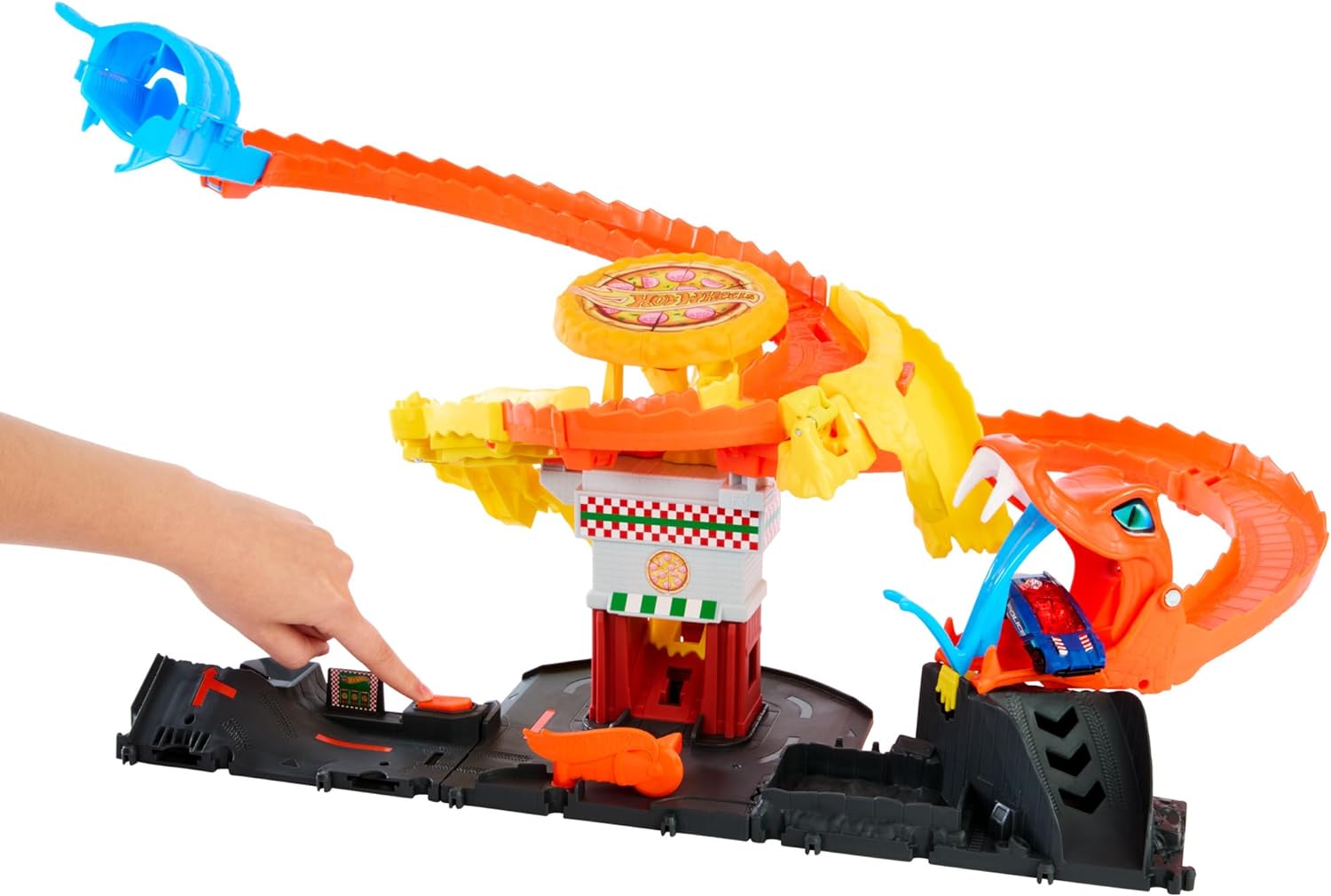 Hot Wheels City Toy Car Track Set HTN81 - Colorland Toys