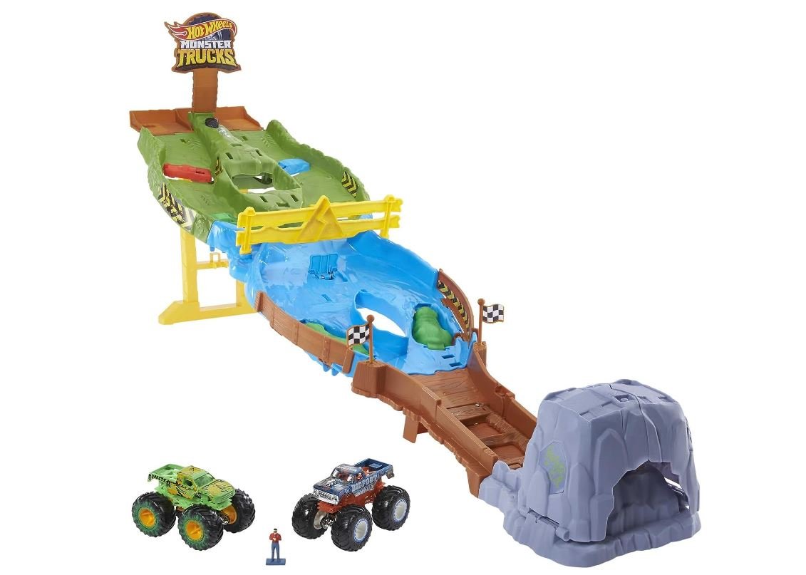 Hot Wheels Monster Trucks Wreckin' Raceway - Course Demolition HGV12 - Colorland Toys