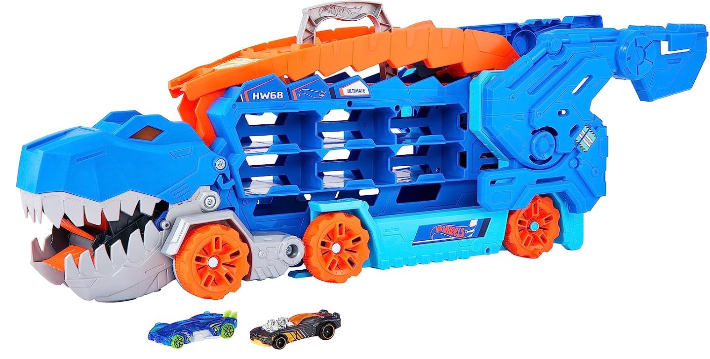 Hot Wheels Transforming City T - Rex Ultimate Hauler HNG50 - Colorland Toys