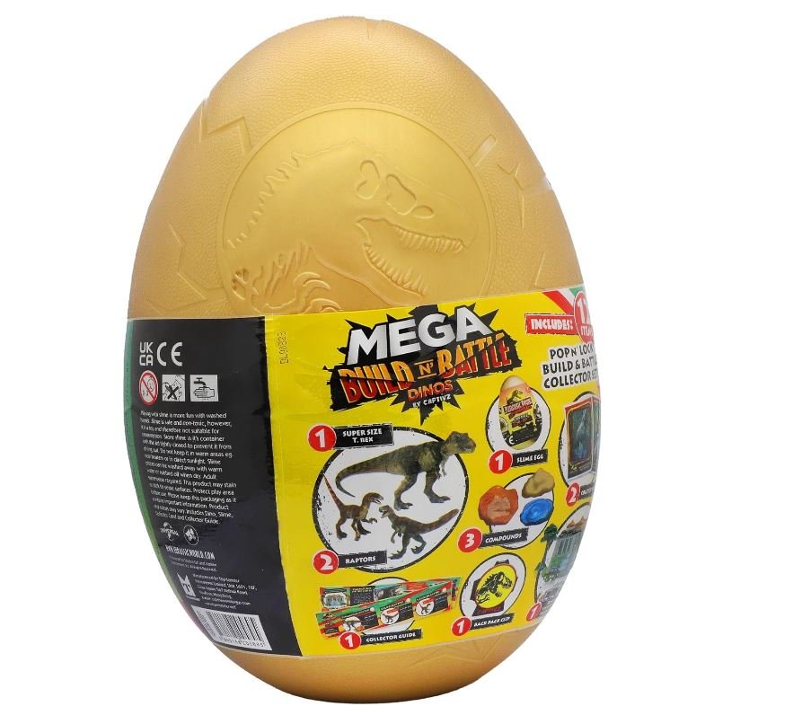 Jurassic Captivz 30th Anniversary Mega Egg - Colorland Toys