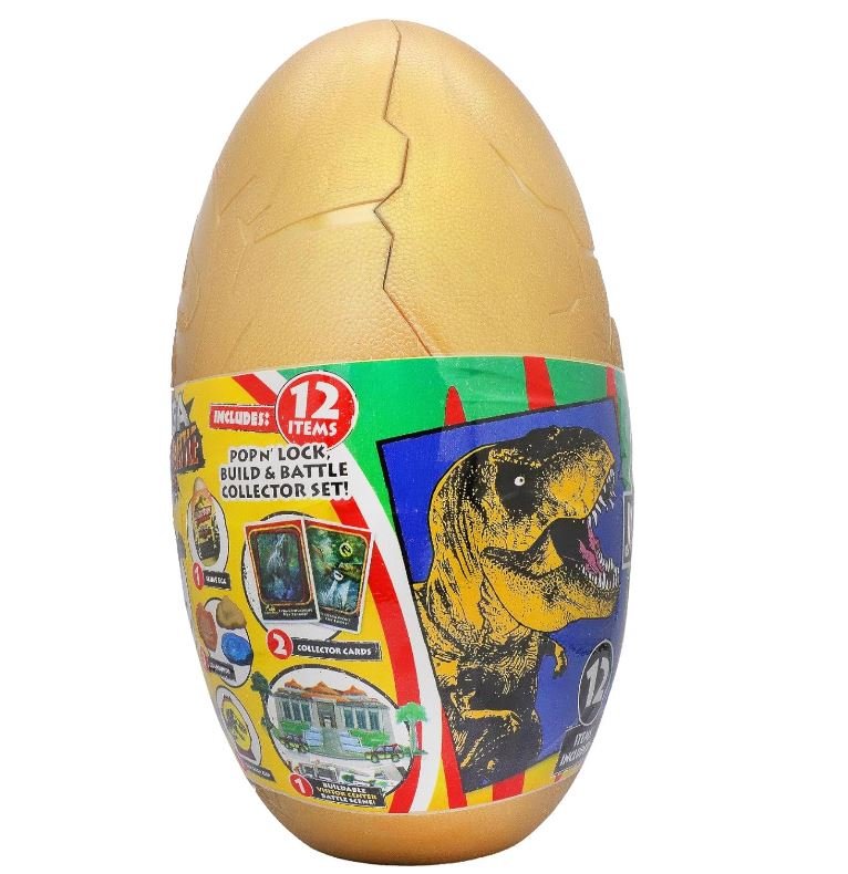Jurassic Captivz 30th Anniversary Mega Egg - Colorland Toys
