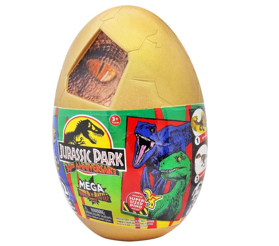 Jurassic Captivz 30th Anniversary Mega Egg - Colorland Toys