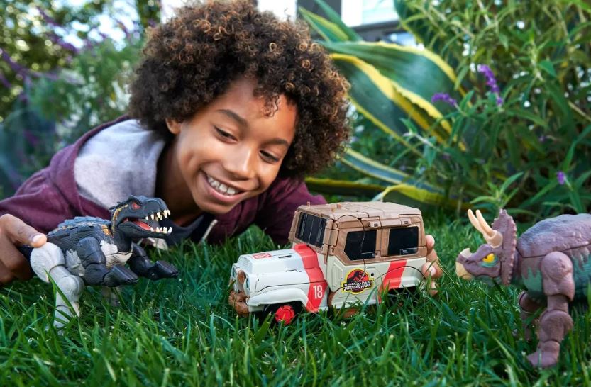 Jurassic World Chase N Roar - Tyrannosaurus Rex Dinosaur to Truck HPD38 - Colorland Toys