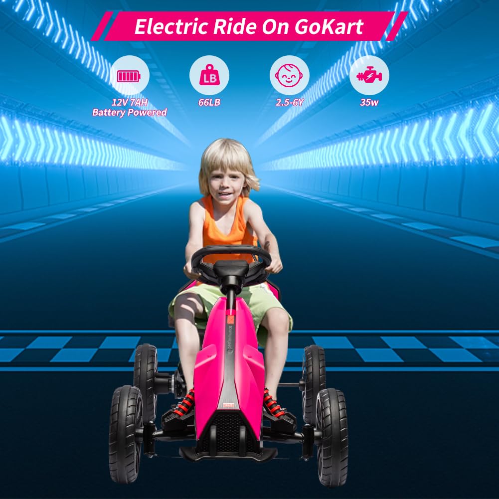 Kart Pedal Car Pink LB - 6005 - Colorland Toys