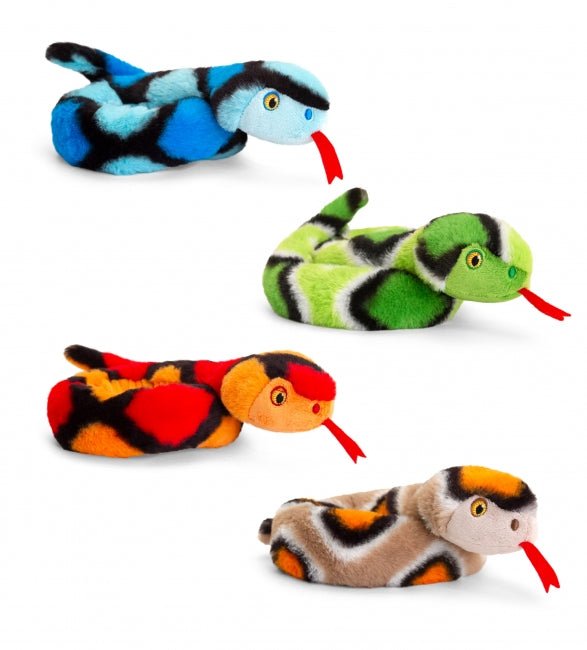 Keel Toys Keeleco Coiled Snakes Plush Asst 65cm SE1472 - Colorland Toys