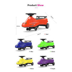 Lamborghini Swing Car Green - Colorland Toys