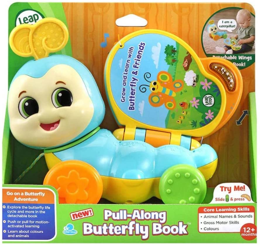 LeapFrog Pull - Along Butterfly Book 80 - 613403 - Colorland Toys