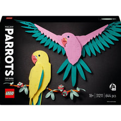 LEGO Art The Fauna Collection Macaw Parrots - Colorland Toys