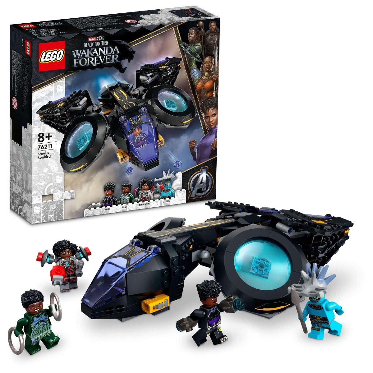 LEGO Black Panther Wakanda Forever Shuri's Sunbird 6378885/76211 - Colorland Toys