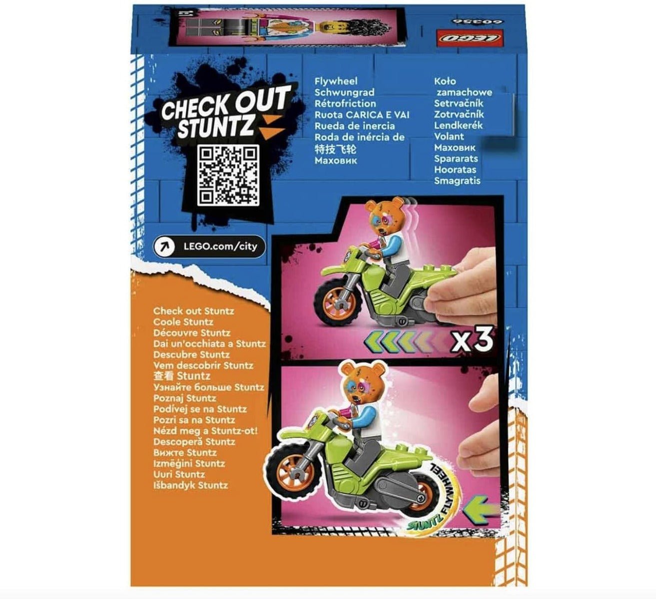 LEGO City Bear Stunt Bike 6425786/60356 - Colorland Toys