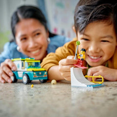 Lego City Emergency Ambulance And Snowboarder - Colorland Toys