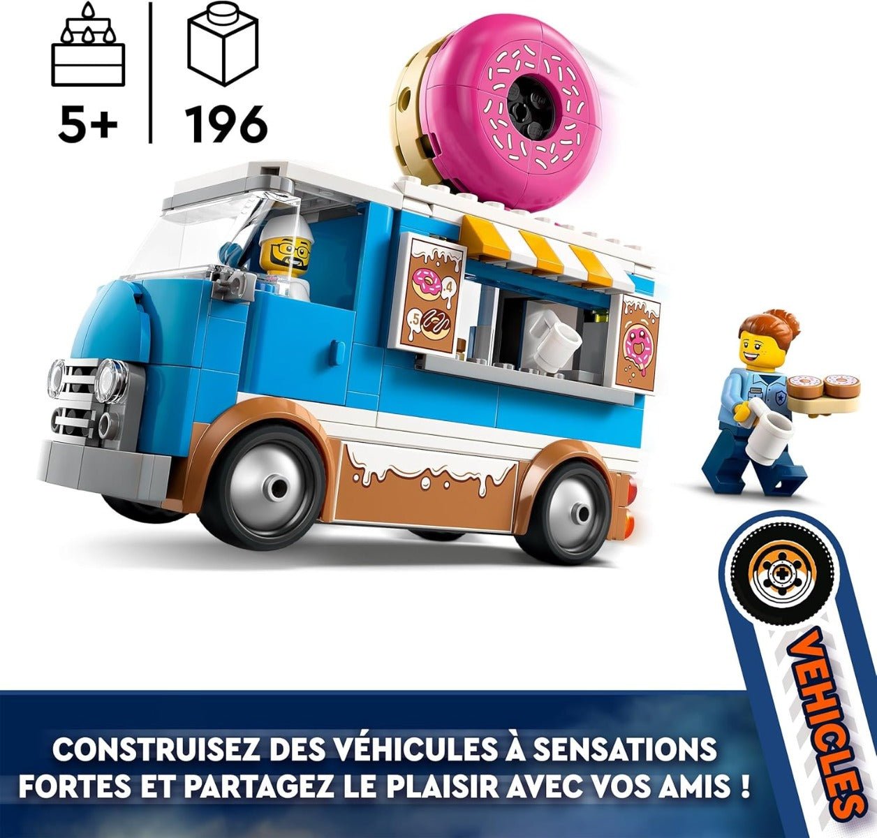 LEGO Donut Truck 6526282/60452 - Colorland Toys