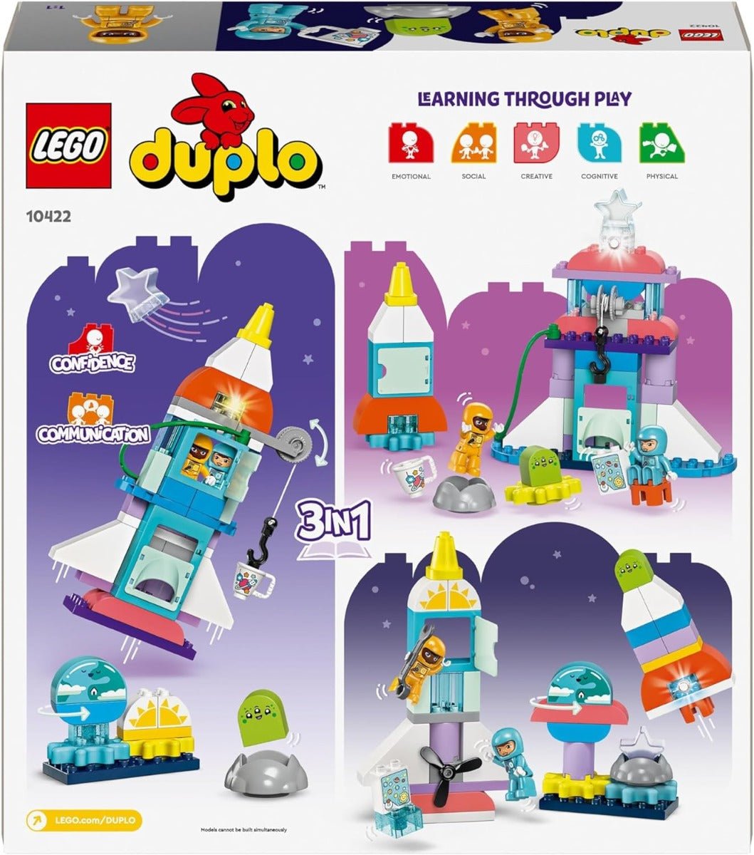 LEGO Duplo 3 - in - 1 Space Shuttle Adventure 6470483/10422 - Colorland Toys