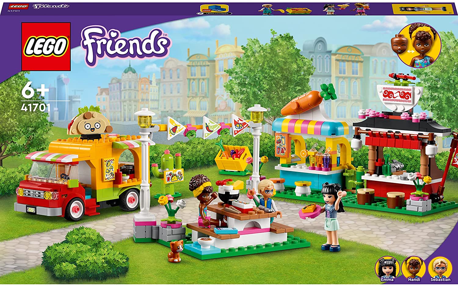 LEGO Friends Street Food Market 41701 - Colorland Toys