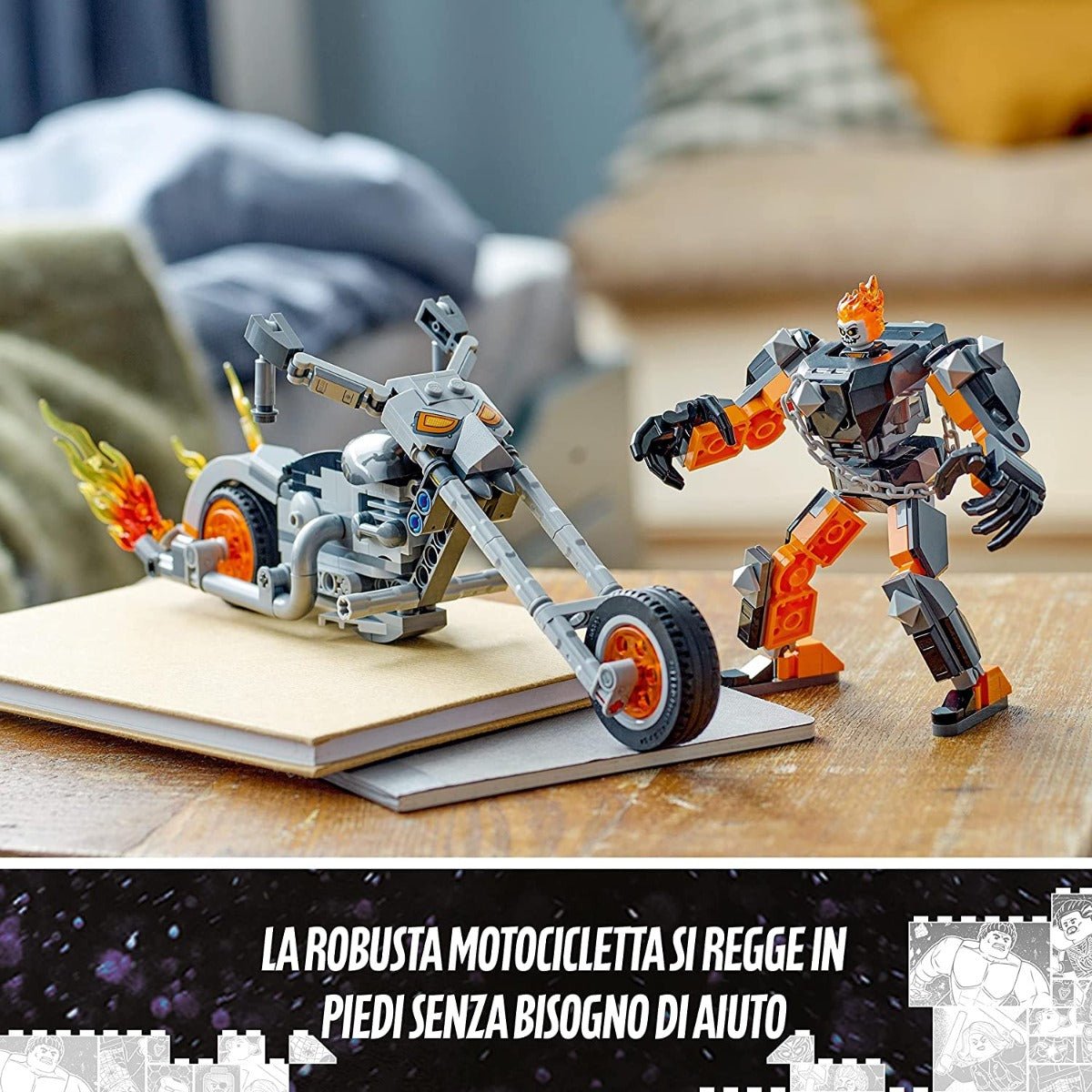 LEGO Ghost Rider Mech & Bike 6427723/76245 - Colorland Toys