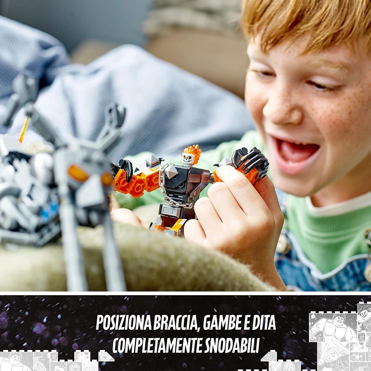 LEGO Ghost Rider Mech & Bike 6427723/76245 - Colorland Toys