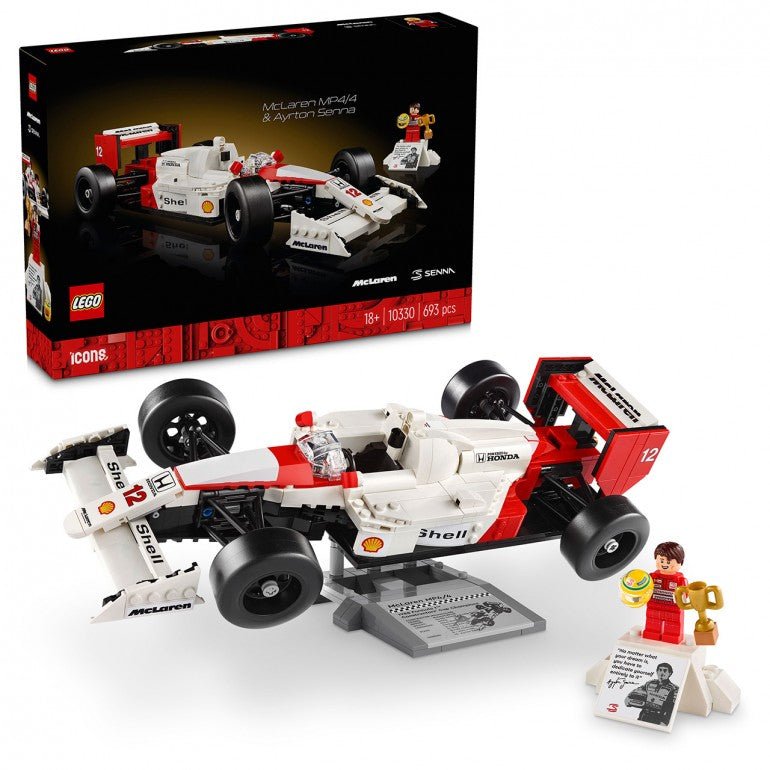 LEGO Icons Mclaren MP4/4 And Ayrton Senna - Colorland Toys