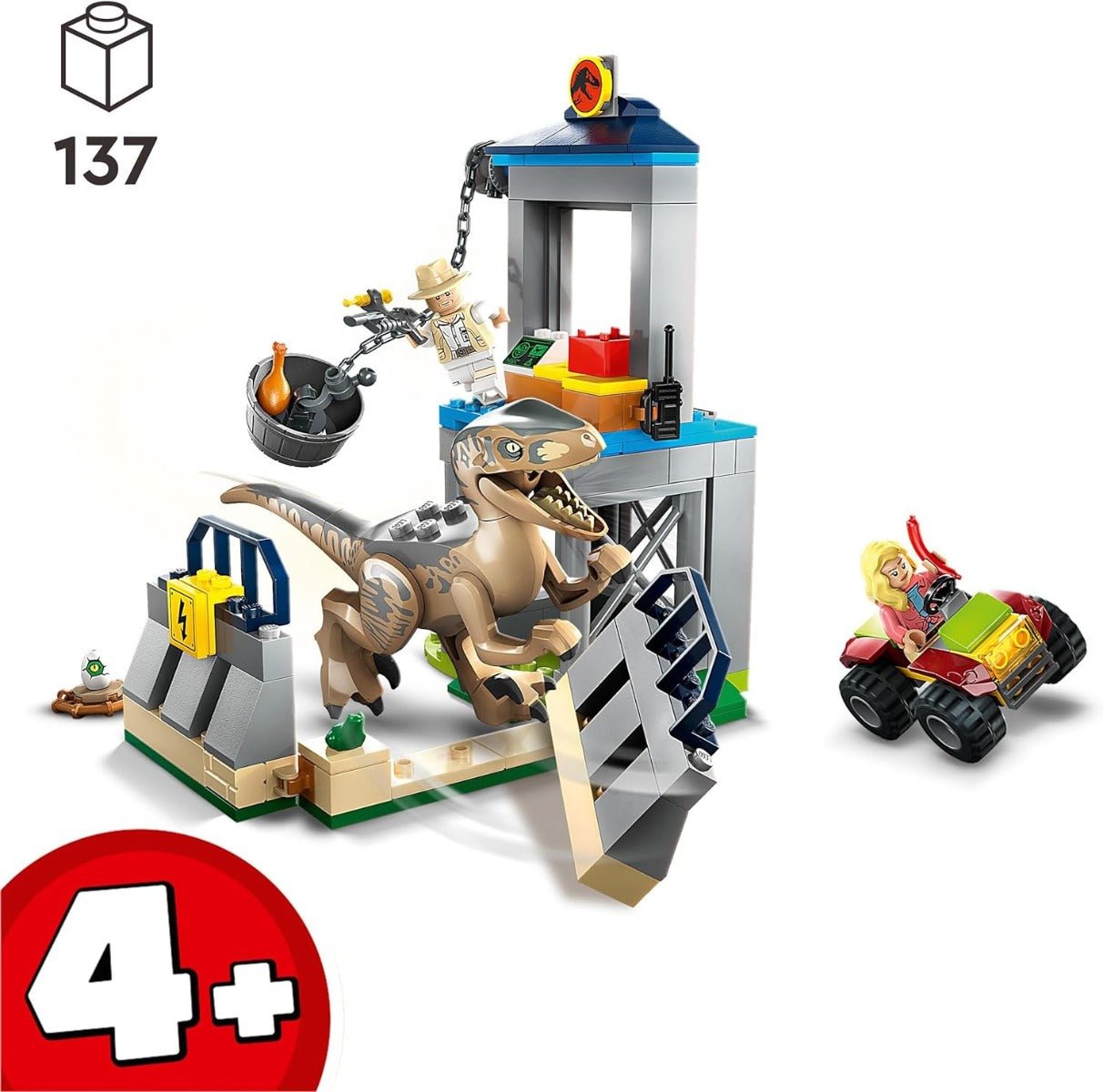 LEGO Jurassic World Velociraptor Escape 76957/6427966 - Colorland Toys