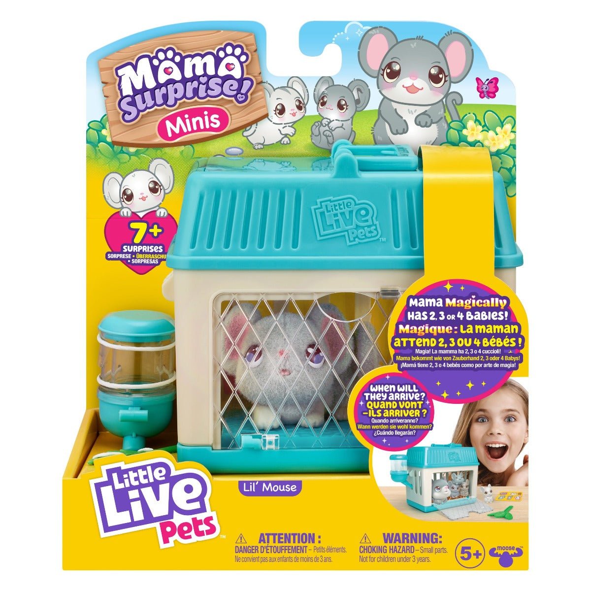 Little Live Pets Mama Surprise Minis: Lil' Mouse 26510/64565 - Colorland Toys