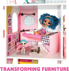 LOL Surprise OMG House of Surprises – New Real Wood Dollhouse with 85+ Surprises - Colorland Toys