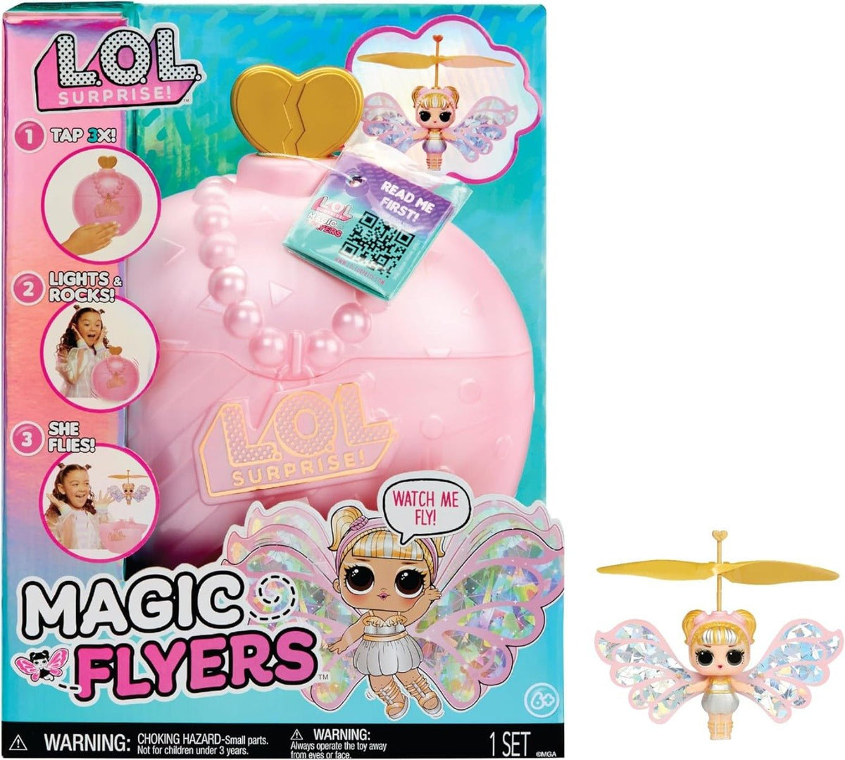 LOL Surprise Rock n' Release Flyers (Gold Wings) - Colorland Toys