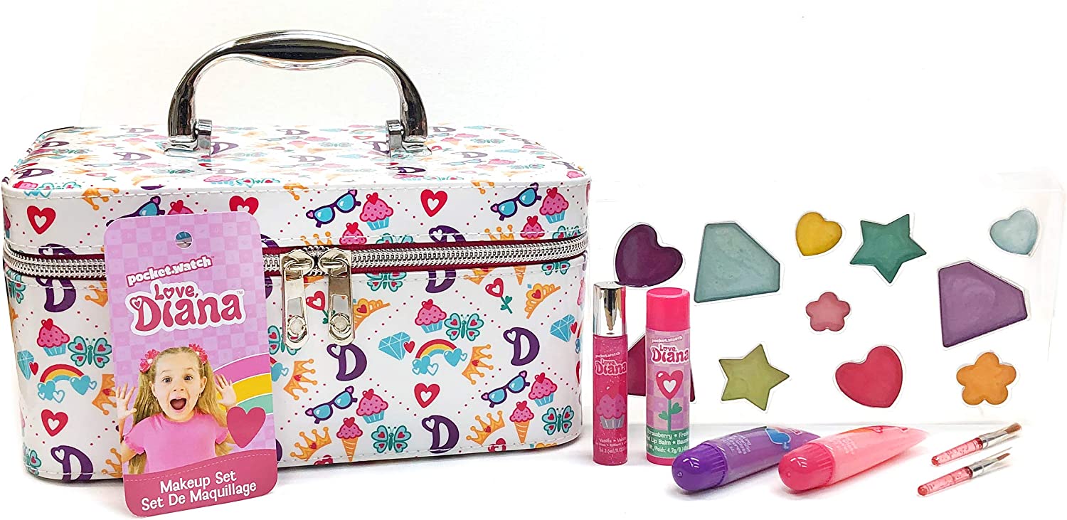 Love Diana Deluxe Train Creative Make - Up Carrying Case 918494 - Colorland Toys