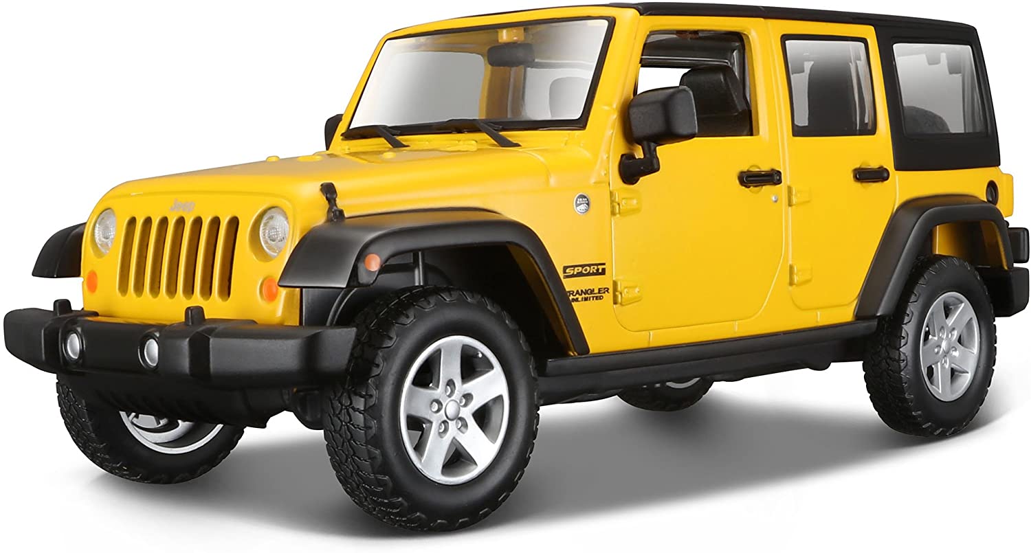 Maisto 2015 Jeep Wrangler Unlimited 1:24 Scale 31268 - Colorland Toys