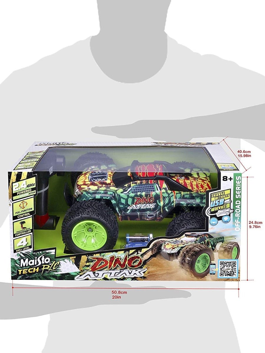 Maisto Off - Road Dino Attack Remote Control RC Vehicle 81462 - Colorland Toys