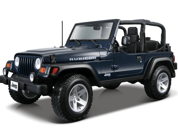 Maisto Special Edition 1:18 Jeep Wrangler Rubicon - Blue 31663 - Colorland Toys
