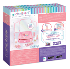 Make It Real Deluxe Mirrored Vanity and Cosmetic Set 2531 - Colorland Toys